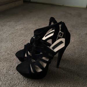black heels